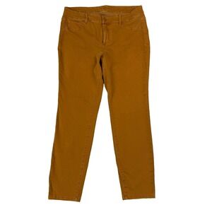 Maurices Womens Jeans Size 18W (36x29¼) Mid-Rise Sculpting Skinny Stretch Orange